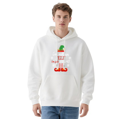 Funny I¡¯m Not An Elf Christmas Navy Unisex Hoodie