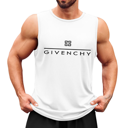 4G Square Logo Letter Graphic Print Tank Top Unisex Cotton Sleeveless T-Shirt Loose Casual Summer Vest Multiple Colors Available