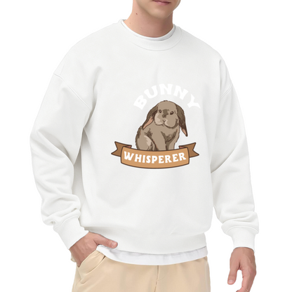 Cute Bunny Whisperer Rabbit Pet Lover Crewneck Sweatshirt