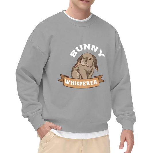 Cute Bunny Whisperer Rabbit Pet Lover Crewneck Sweatshirt