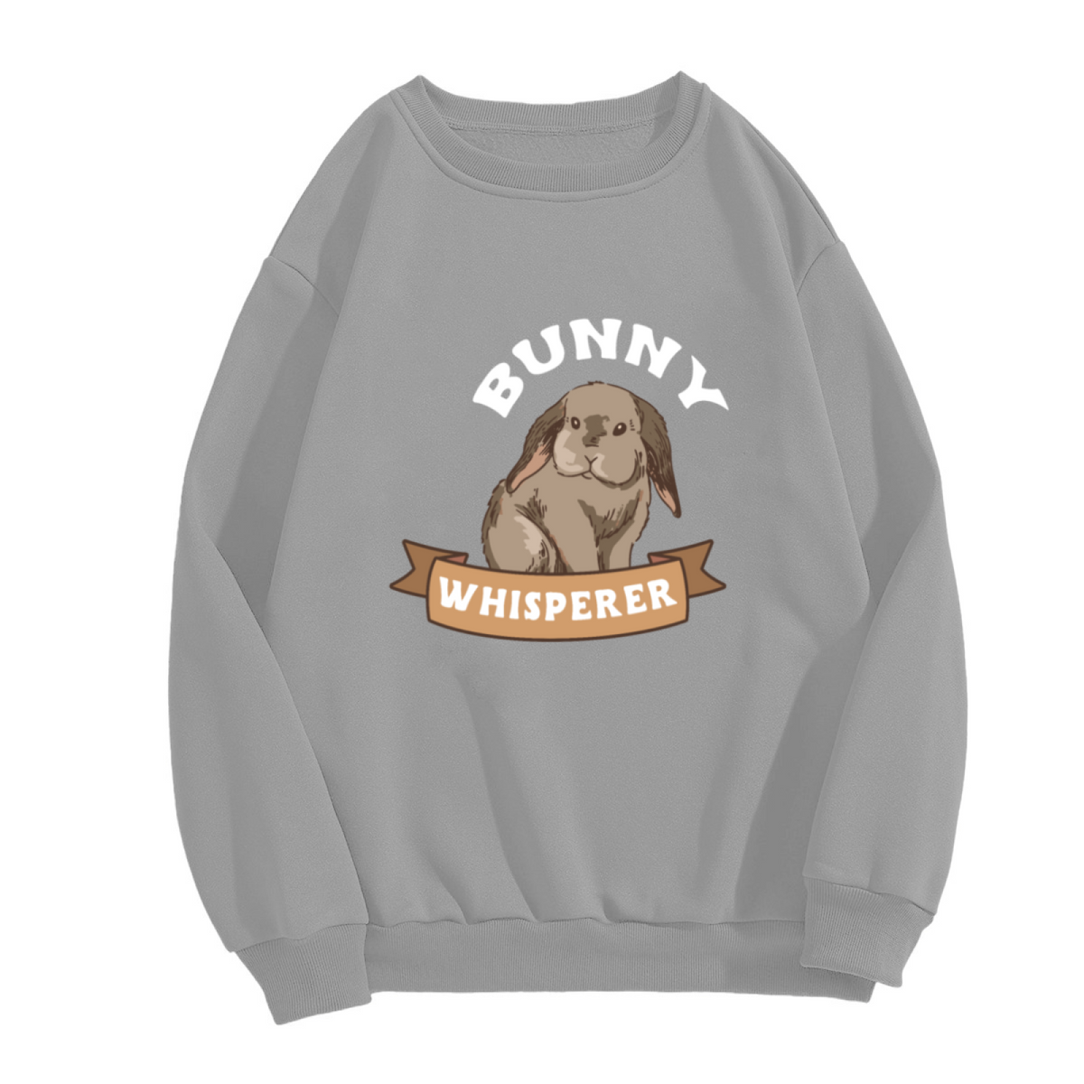 Cute Bunny Whisperer Rabbit Pet Lover Crewneck Sweatshirt