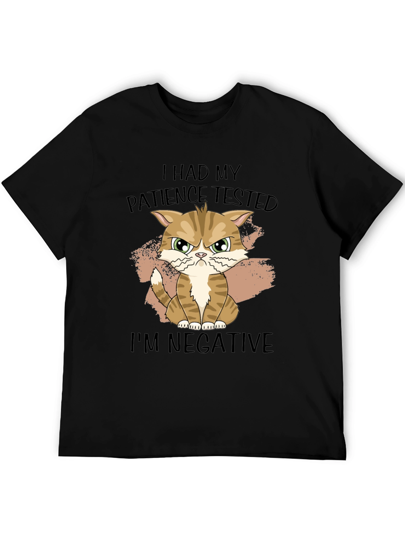 Patience Tested Cat Graphic T-Shirt