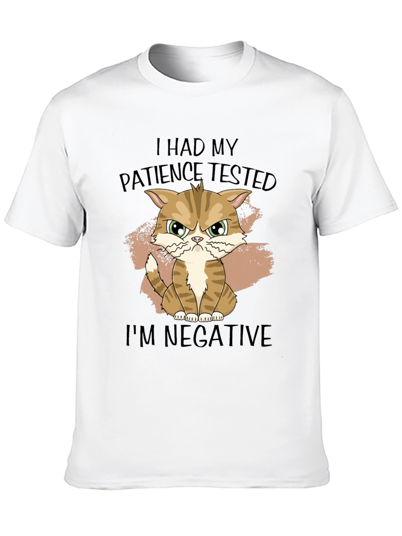 Patience Tested Cat Graphic T-Shirt
