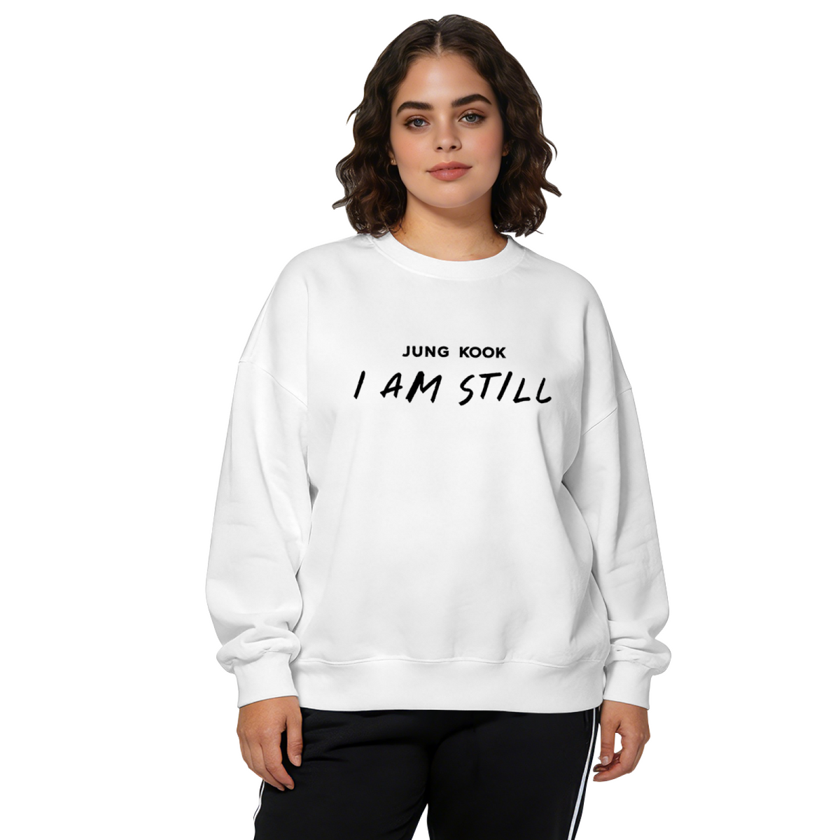 Jung Kook I AM STILL Hand?Written Letter Crewneck Sweatshirt