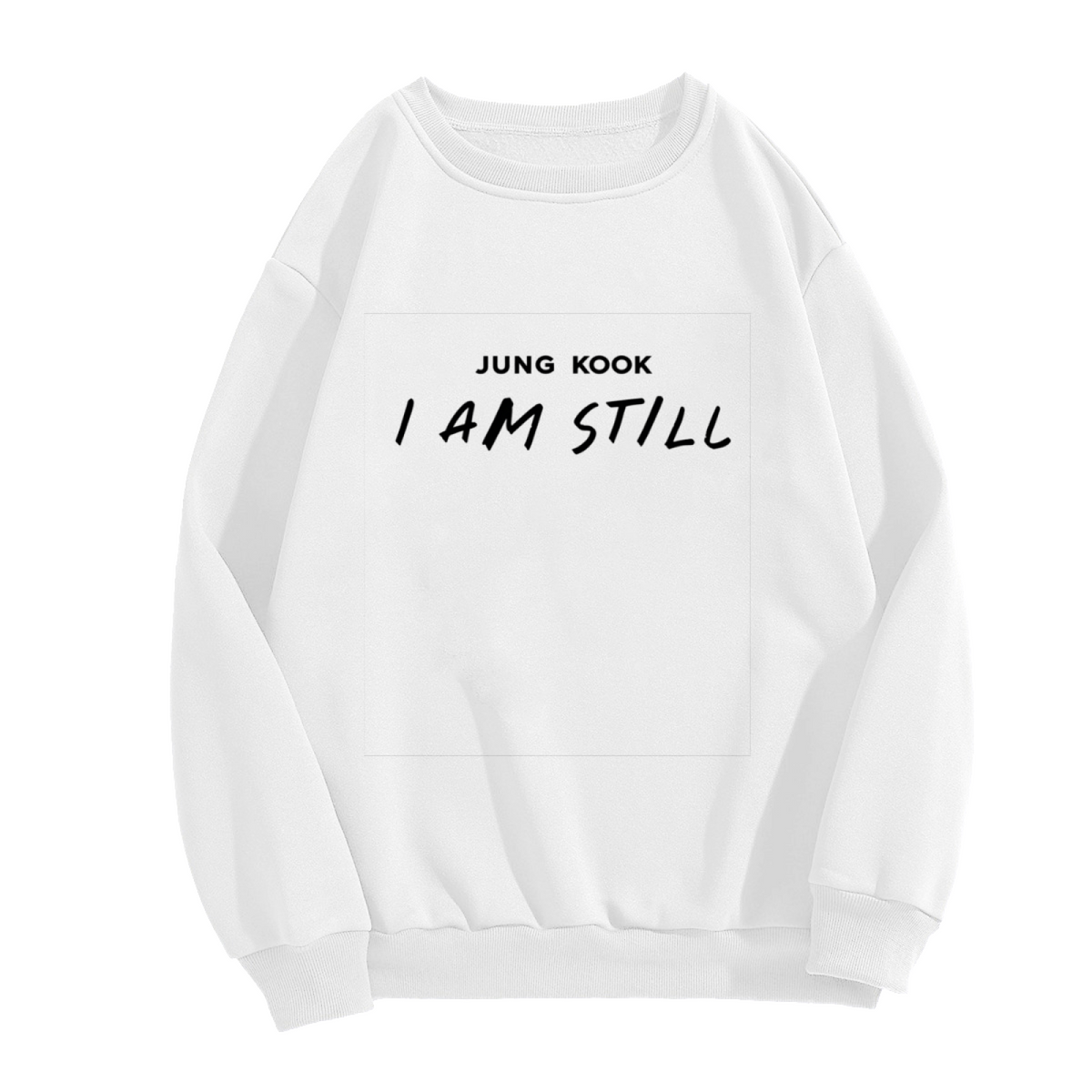 Jung Kook I AM STILL Hand?Written Letter Crewneck Sweatshirt