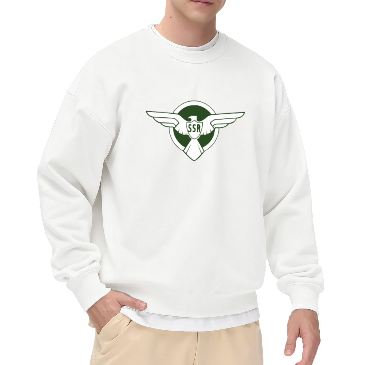 SSR Wing Eagle Vintage Logo Crewneck Sweatshirt