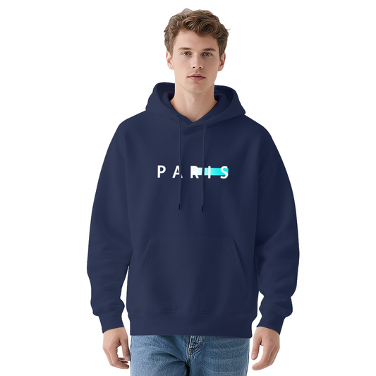 Paris Letter Print Casual Urban Style Hoodie