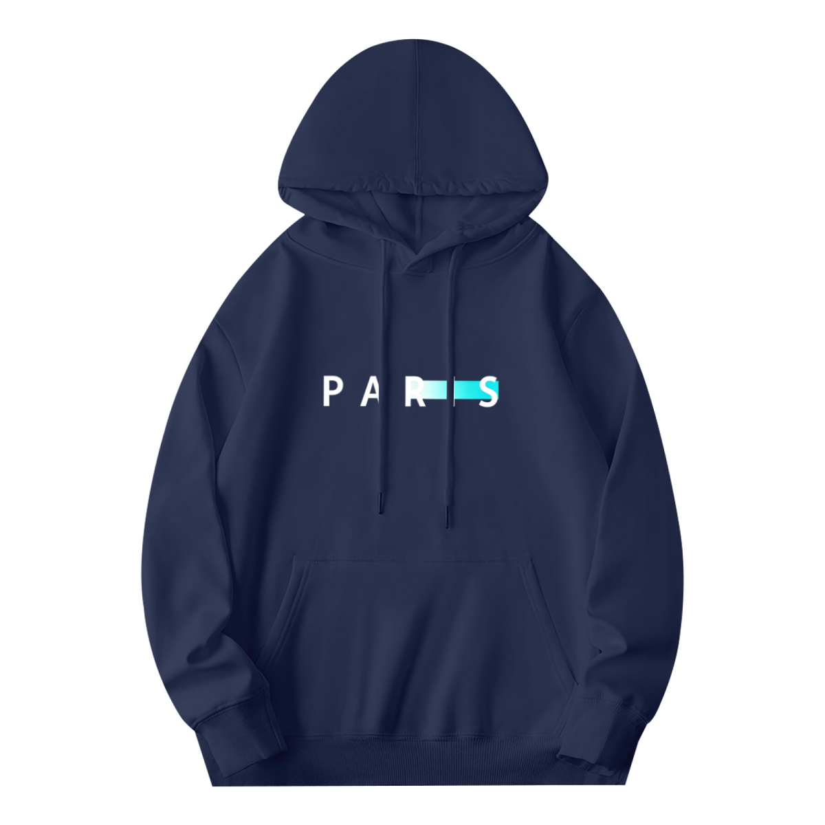 Paris Letter Print Casual Urban Style Hoodie