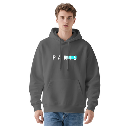 Paris Letter Print Casual Urban Style Hoodie
