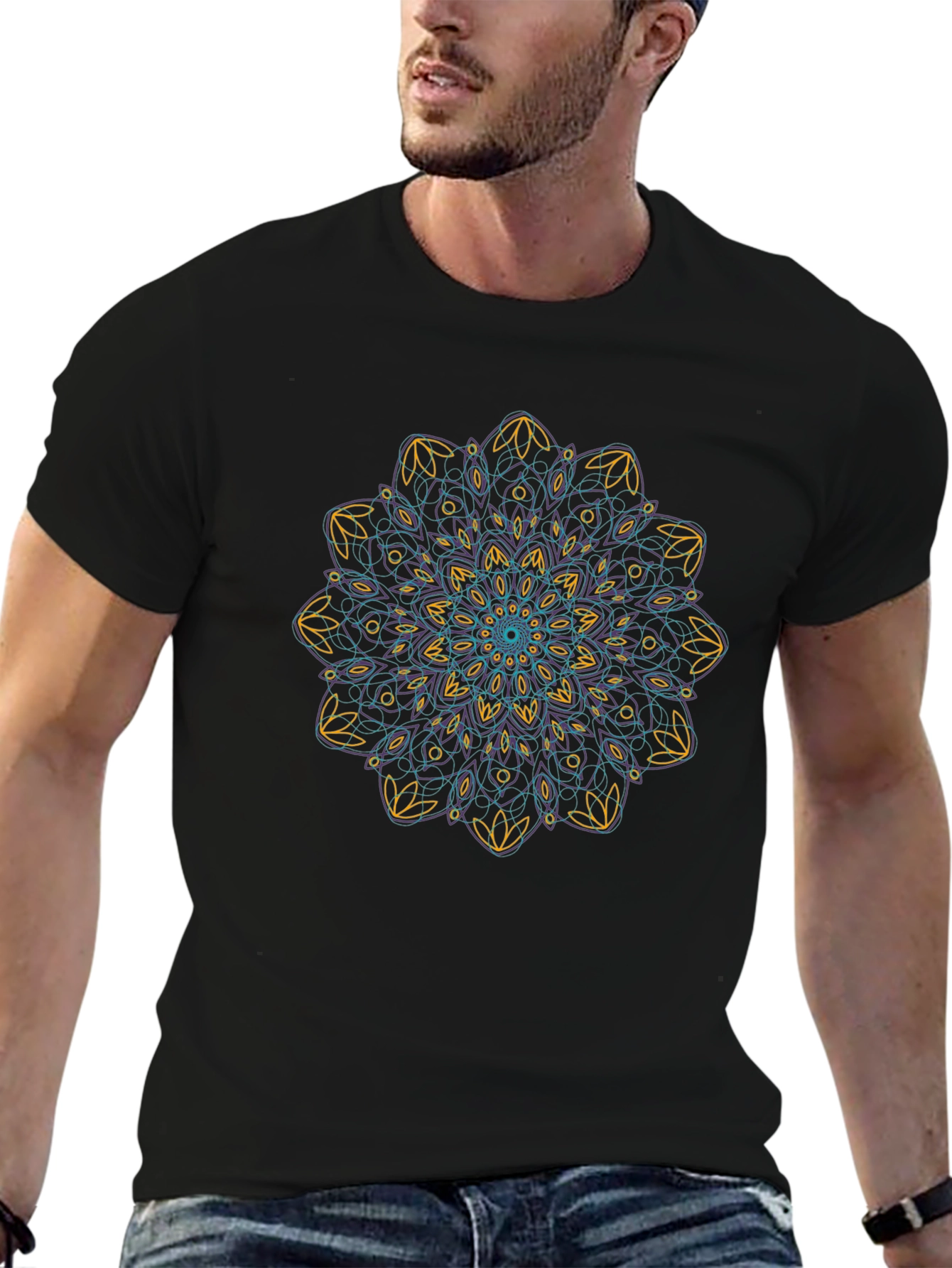 Mandala Art T-Shirt - Modern Graphic Tee