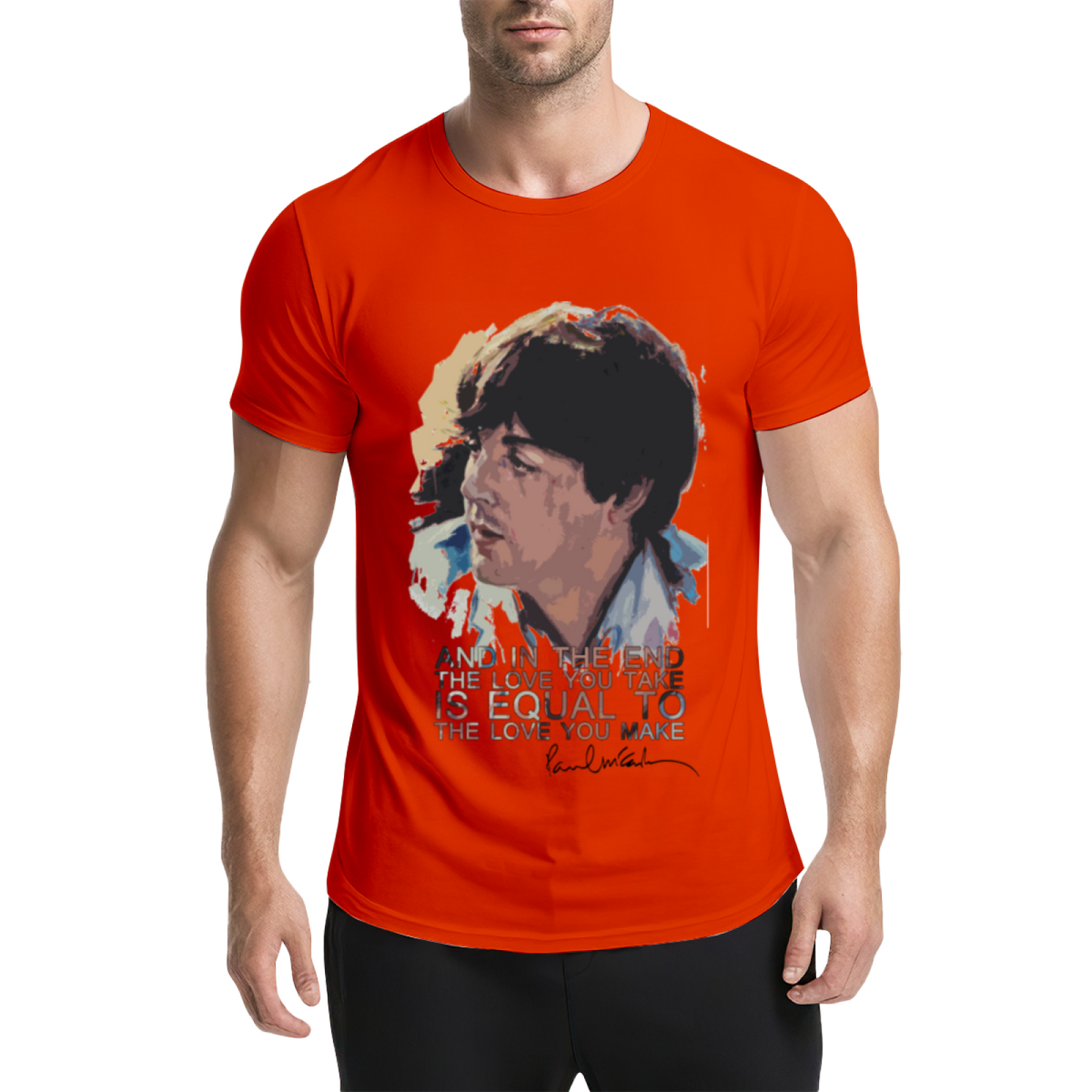 Paul McCartney Famous Music Quote Art Tee
