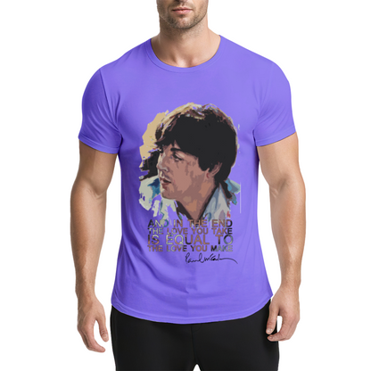 Paul McCartney Famous Music Quote Art Tee