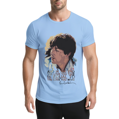 Paul McCartney Famous Music Quote Art Tee