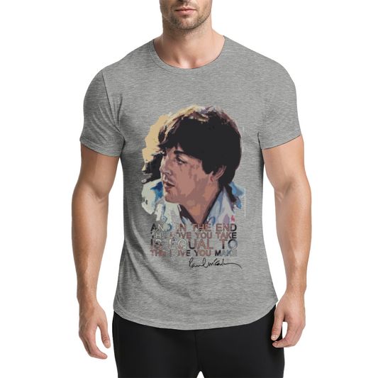 Paul McCartney Famous Music Quote Art Tee