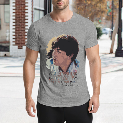Paul McCartney Famous Music Quote Art Tee