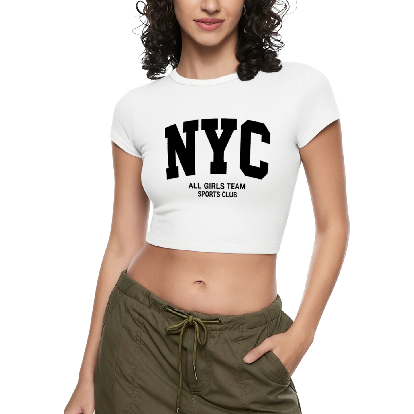 Vegan Plant Heartbeat Aesthetic Pink Crop Tee