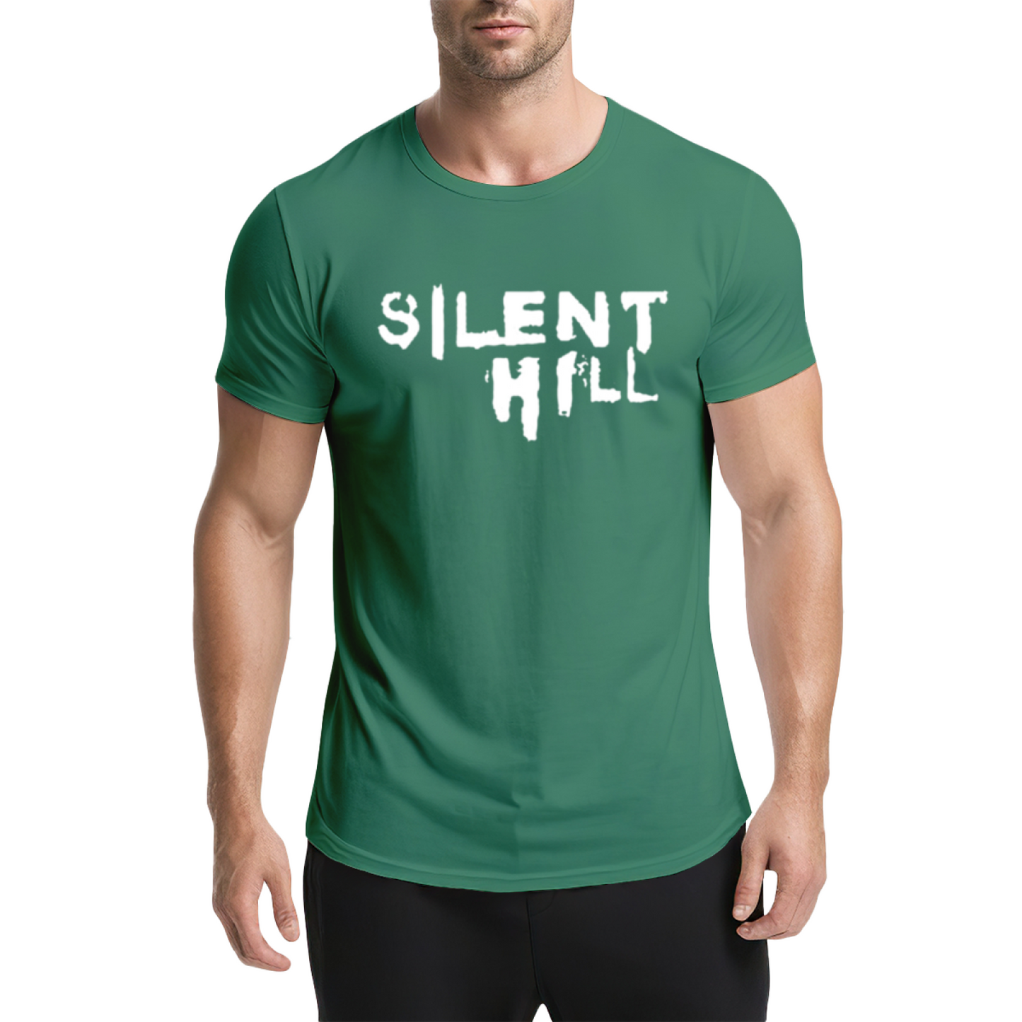 Silent Hill Horror Game Retro Graphic T-Shirt, Classic Game Lovers Dark Tee