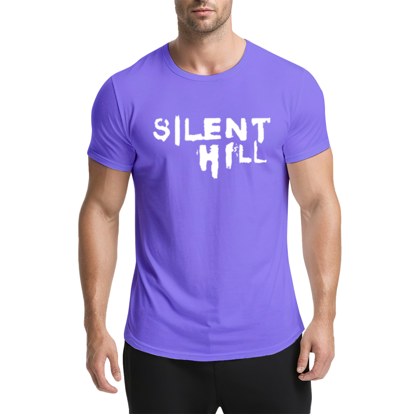 Silent Hill Horror Game Retro Graphic T-Shirt, Classic Game Lovers Dark Tee