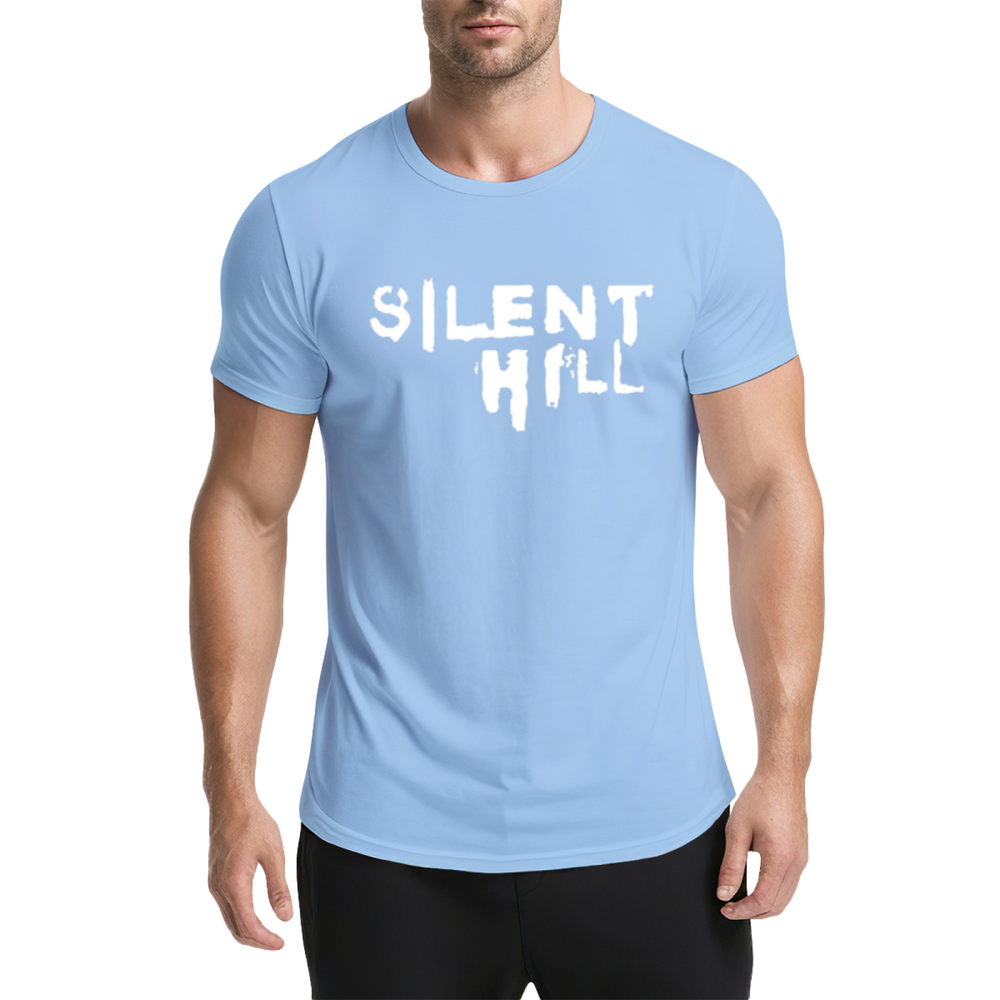 Silent Hill Horror Game Retro Graphic T-Shirt, Classic Game Lovers Dark Tee