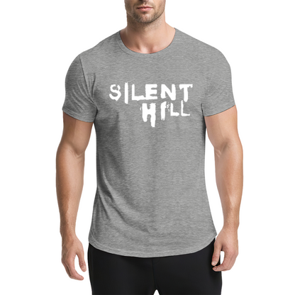 Silent Hill Horror Game Retro Graphic T-Shirt, Classic Game Lovers Dark Tee