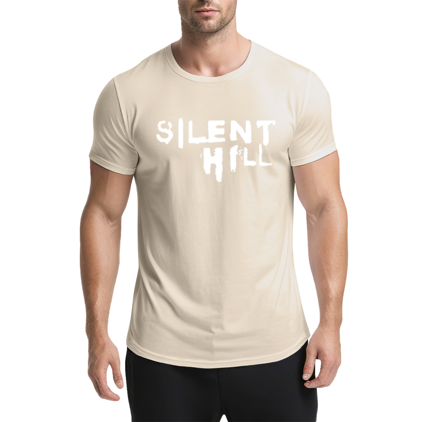 Silent Hill Horror Game Retro Graphic T-Shirt, Classic Game Lovers Dark Tee