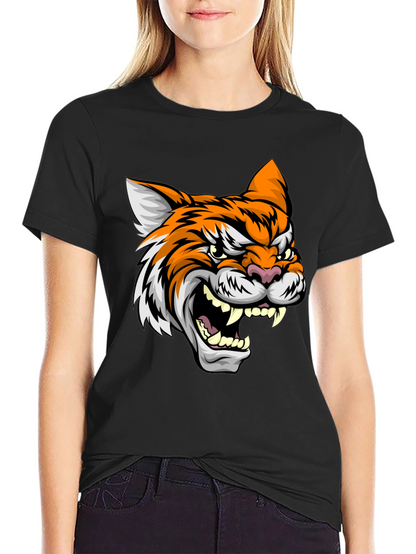 Roaring Tiger Graphic Tee - Black