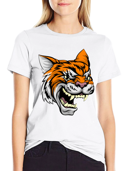 Roaring Tiger Graphic Tee - Black