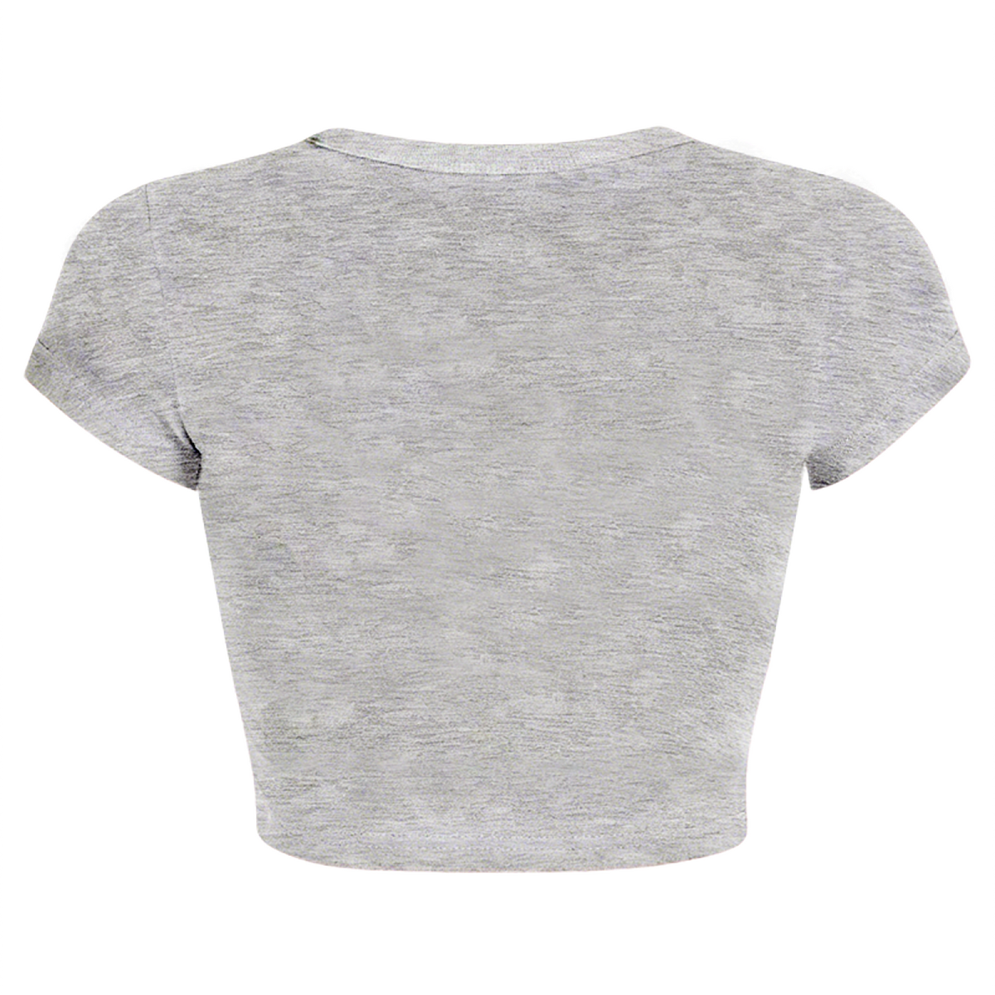 Givenchy Classic Logo Heather Grey Crop Tee ¨C Luxury Minimalist Women¡¯s Top