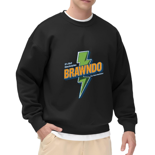 BrawnDO Funny Movie Reference Crew Neck Sweatshirt