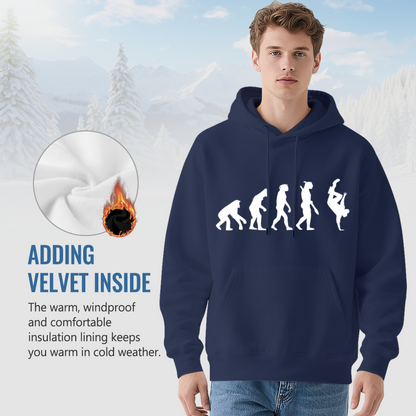 Breakdance Evolution Silhouette Hoodie, Lightweight Comfort