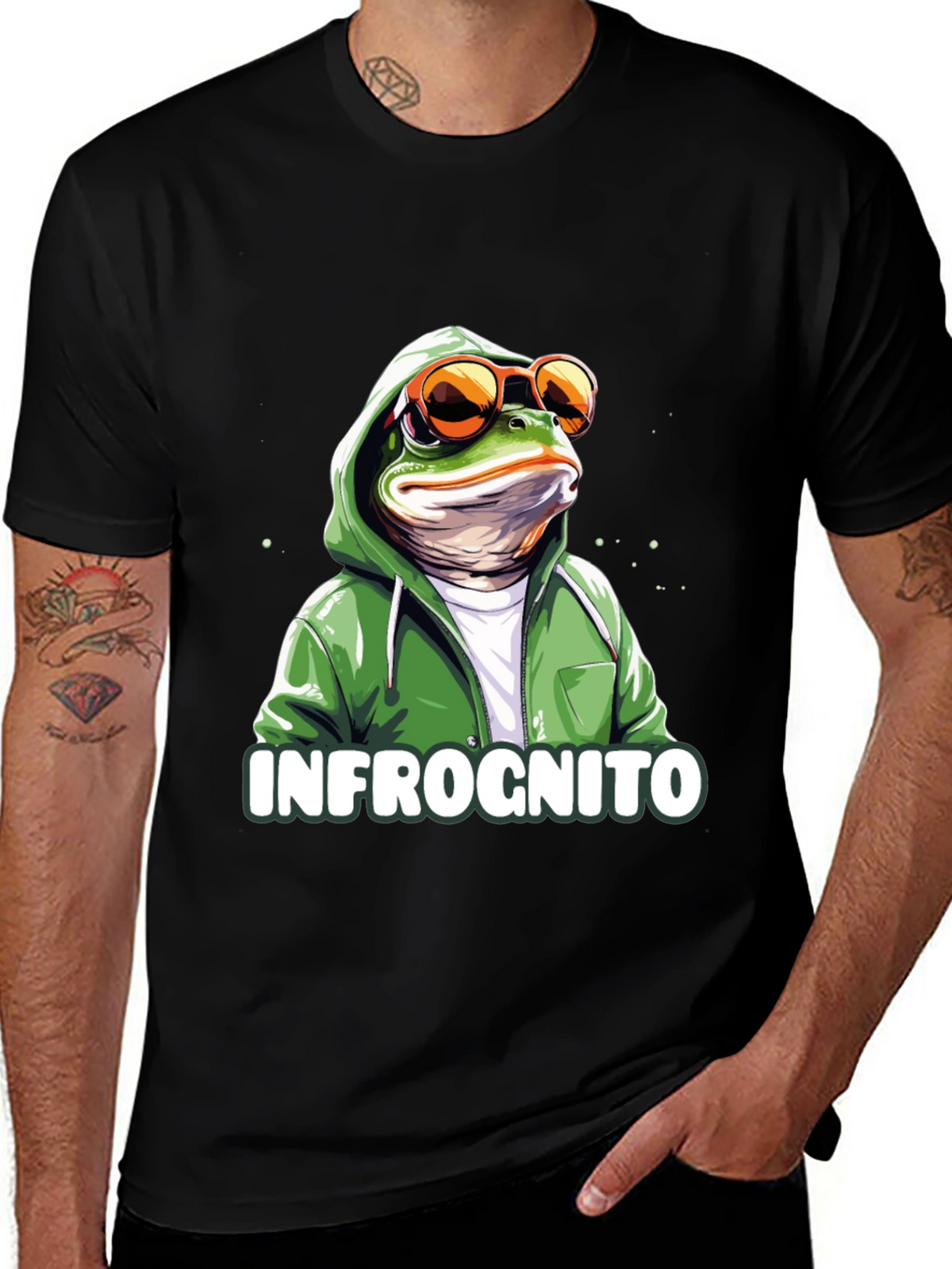 Infrognito Frog T-Shirt - Cool & Funny Design
