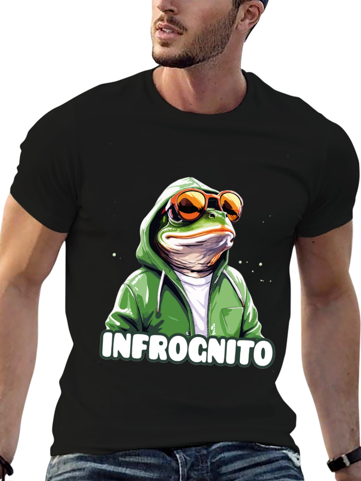 Infrognito Frog T-Shirt - Cool & Funny Design