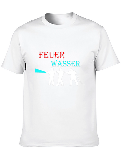 Feuer vs Wasser Graphic T-Shirt