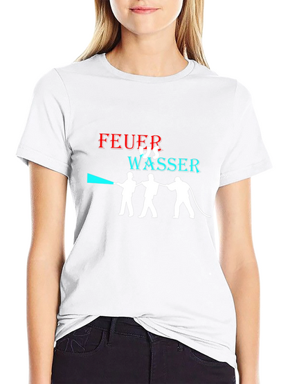 Feuer vs Wasser Graphic T-Shirt