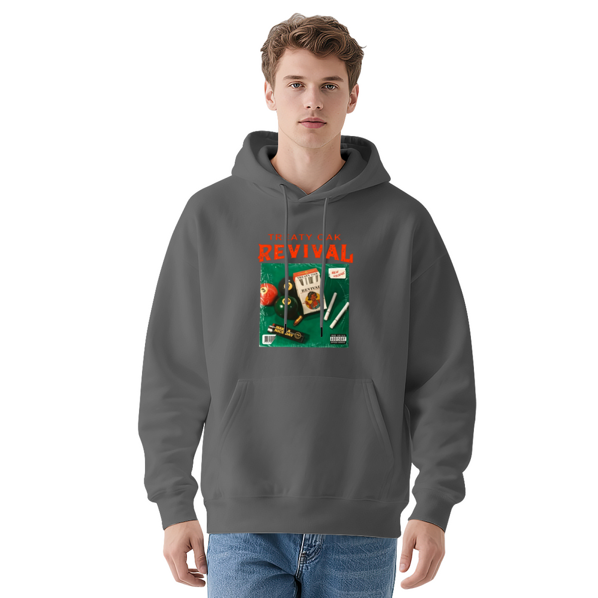 TREATY CAK REVIVAL Cool Album Art Hoodie