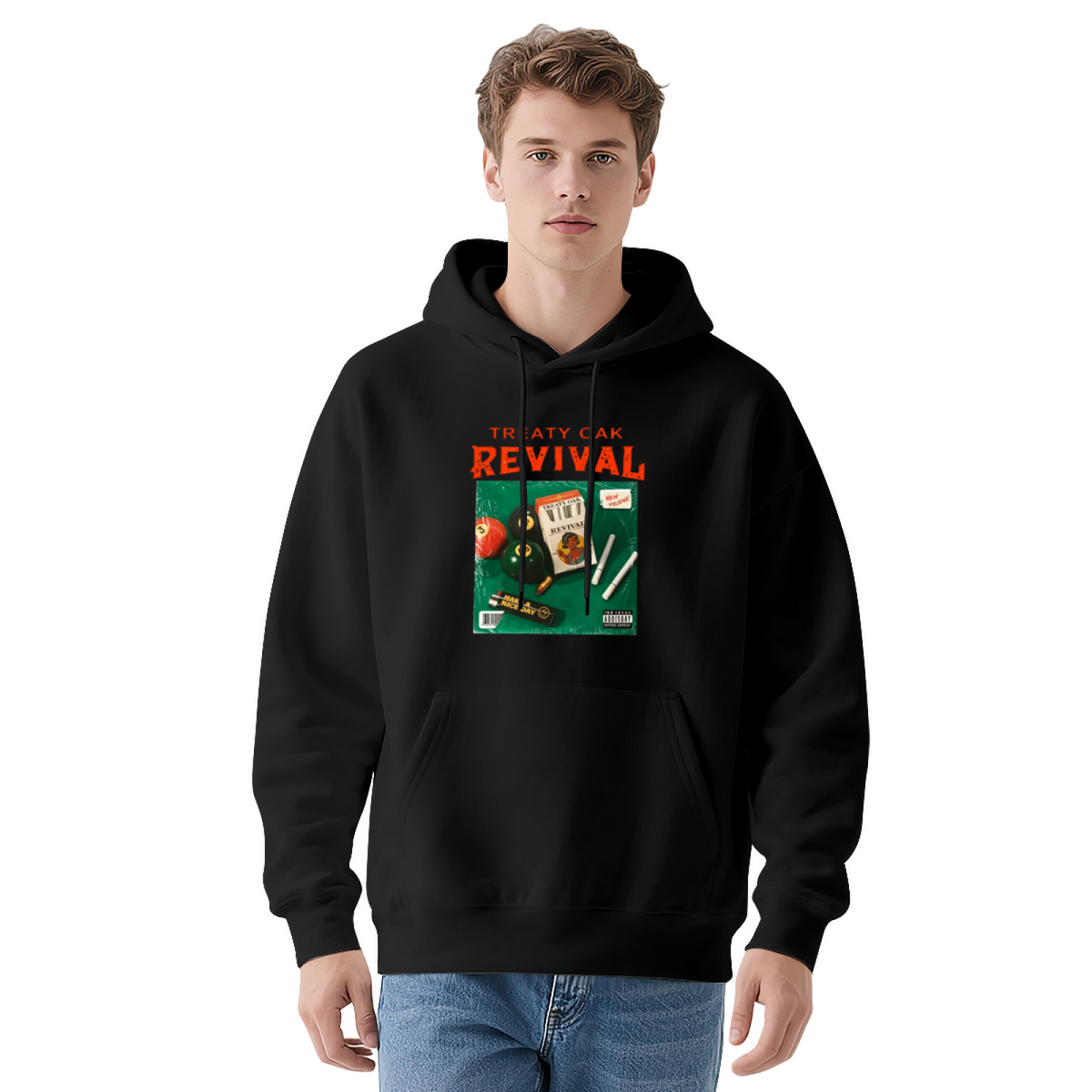 TREATY CAK REVIVAL Cool Album Art Hoodie