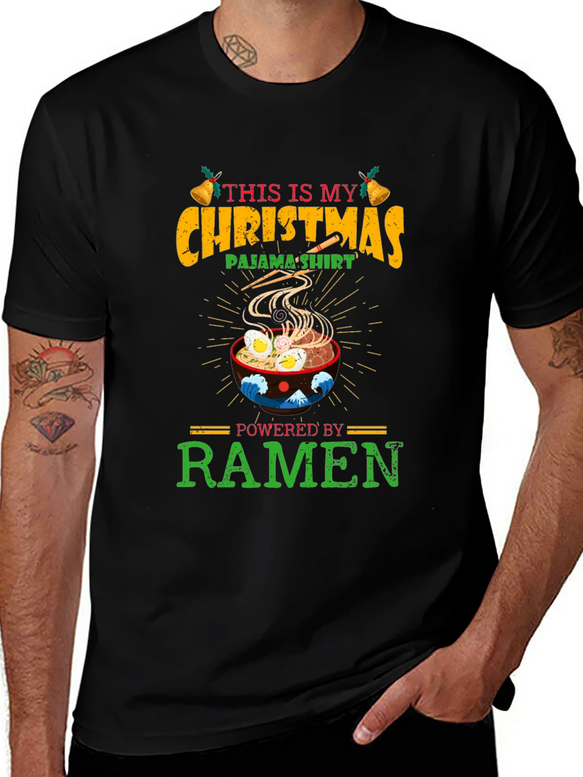 Christmas Ramen Pajama T-Shirt