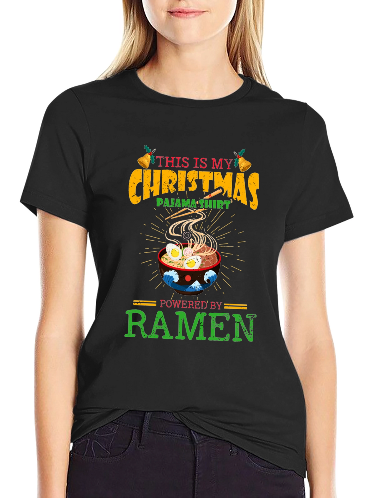 Christmas Ramen Pajama T-Shirt