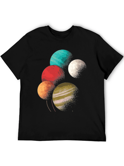 Planetary Graphic Tee - Space Lover T-Shirt