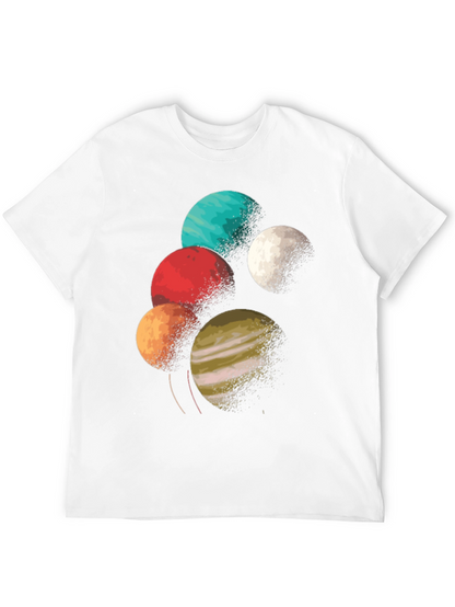 Planetary Graphic Tee - Space Lover T-Shirt