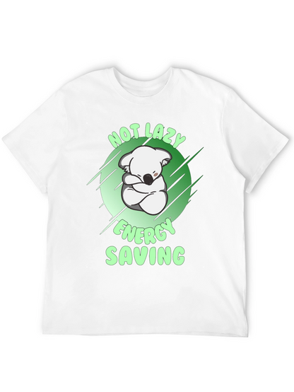 Not Lazy Energy Saving Koala T-Shirt
