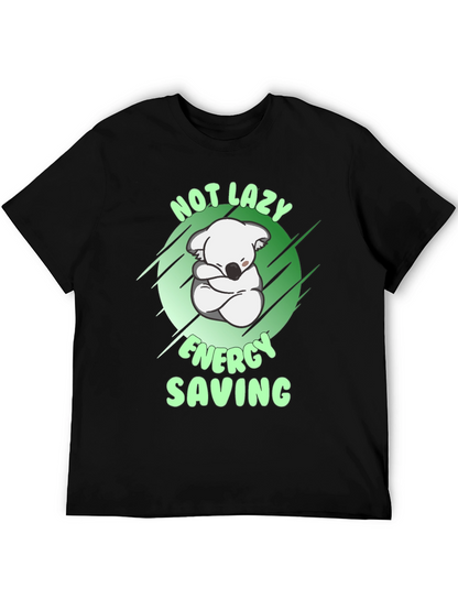 Not Lazy Energy Saving Koala T-Shirt
