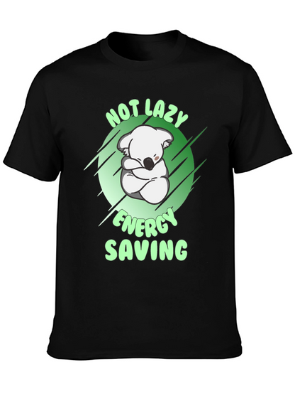 Not Lazy Energy Saving Koala T-Shirt