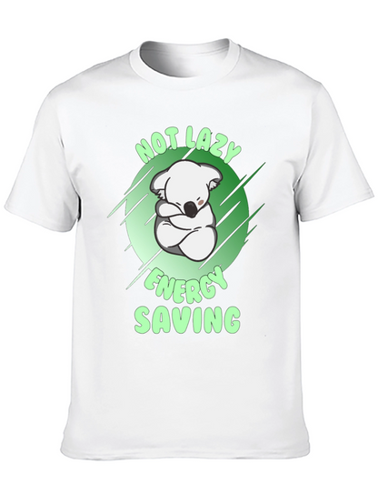 Not Lazy Energy Saving Koala T-Shirt