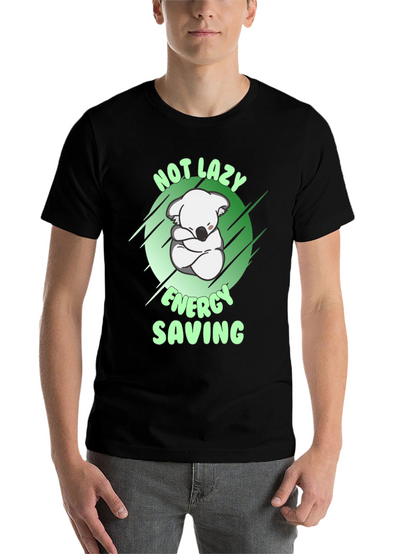 Not Lazy Energy Saving Koala T-Shirt