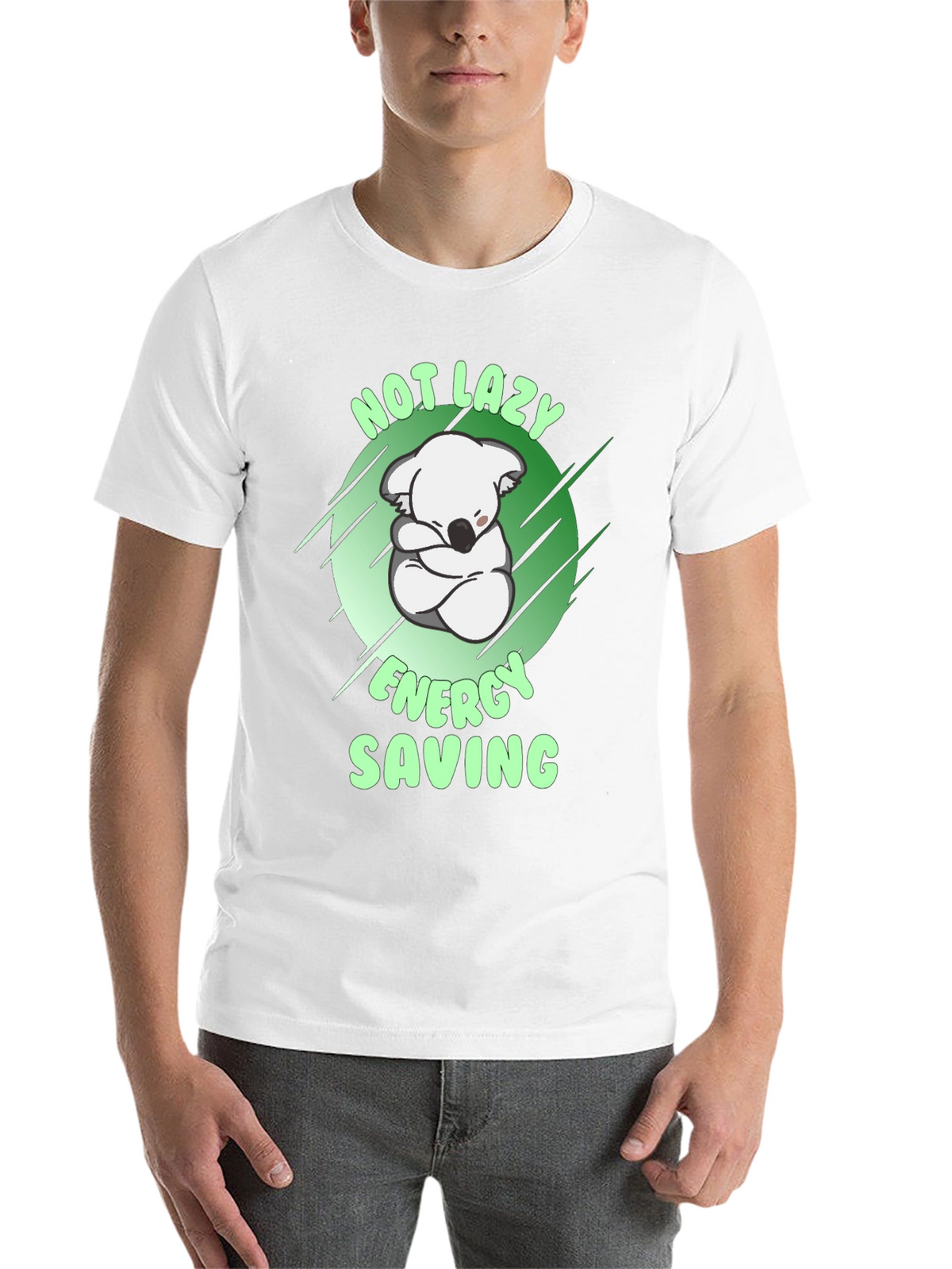 Not Lazy Energy Saving Koala T-Shirt