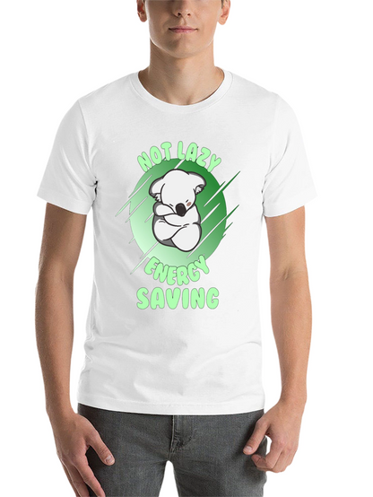 Not Lazy Energy Saving Koala T-Shirt