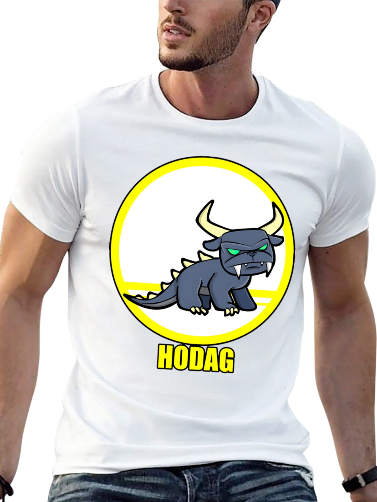 Hodag Creature Graphic Tee - Black