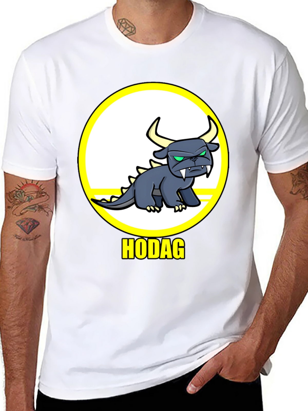 Hodag Creature Graphic Tee - Black