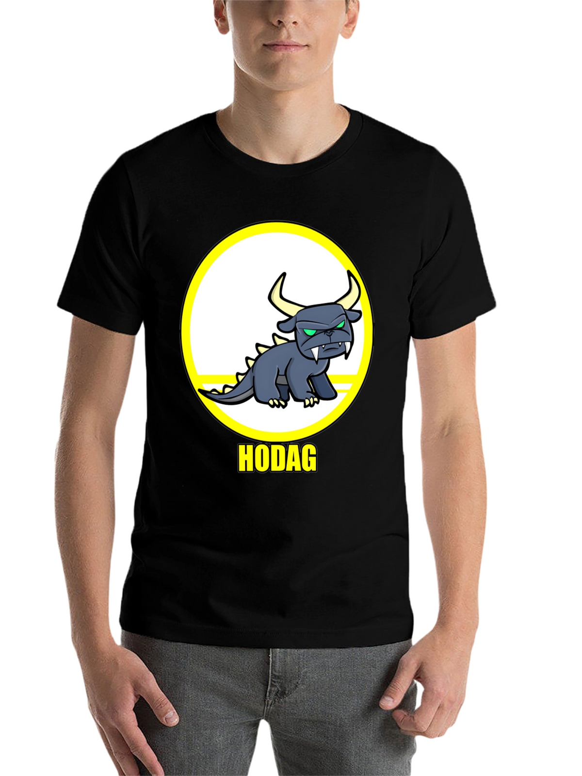 Hodag Creature Graphic Tee - Black